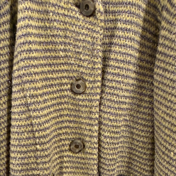 Moth Olive and Charcoal Striped Cardigan anthropology - Picture 5 of 10